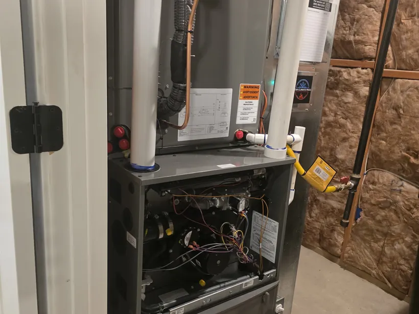 Residential dual-fuel furnace installed in Salt Lake City, Utah